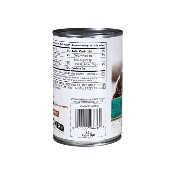 Seasoned Select Beans Cuban Style Black Beans
