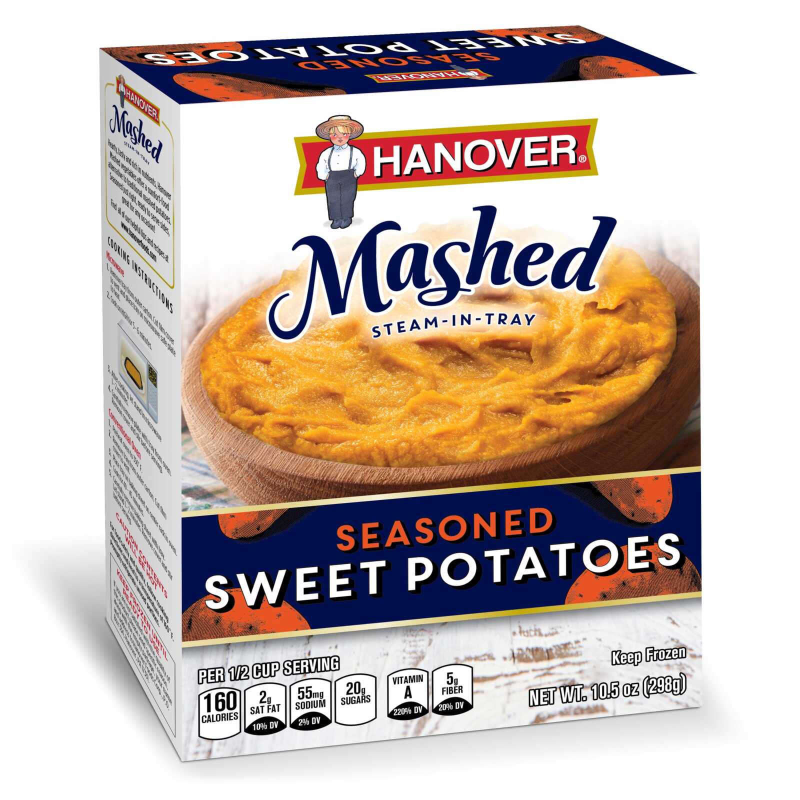 Hanover-10.5oz-Mashed-Sweet-Potatoes-40003 Mashed Seasoned Sweet Potatoes