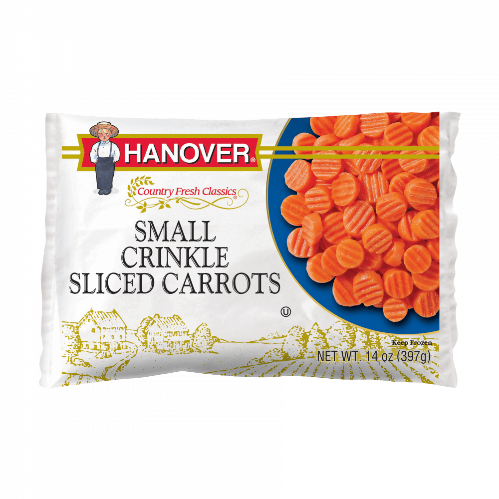 Hanover-CFC-Carrots-Crinkle-Sliced-14oz-28800-29481-8-rendering-side-01-transparent-e1600347274577 Country Fresh Classics Small Crinkle Sliced Carrots