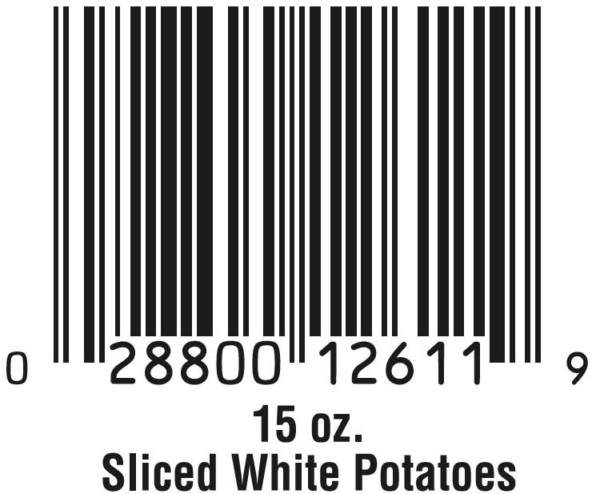 Sliced White Potatoes