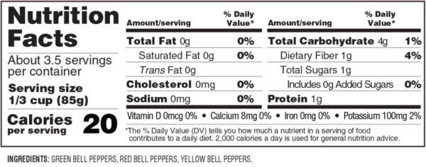 Nutrition facts