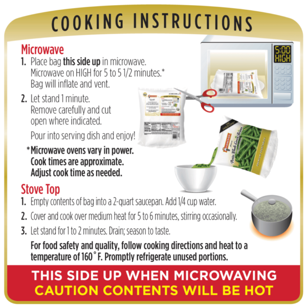 Cooking instructions