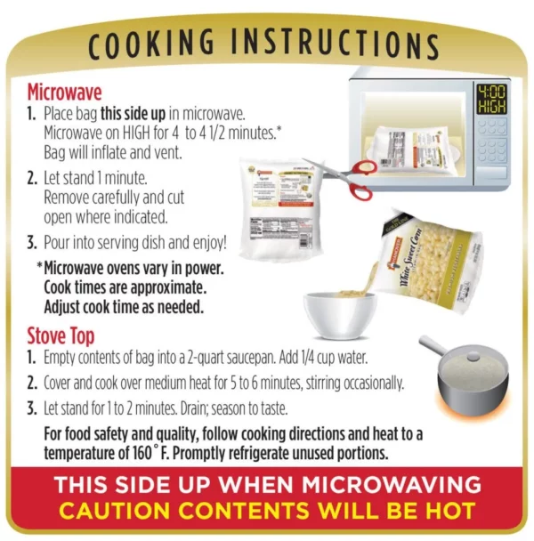 Cooking instructions
