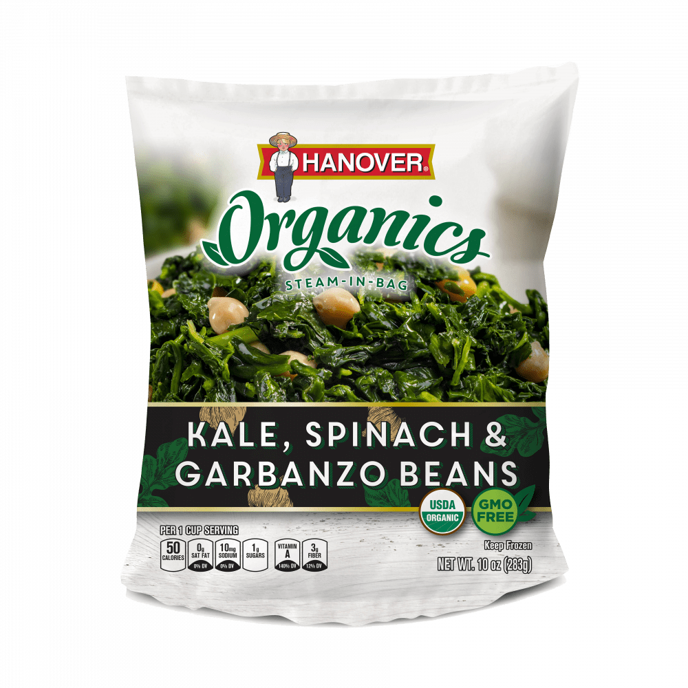 Hanover-Organics-Kale-Spinach-and-Garbanzo-Beans-10oz-frzn-28800-28089-7-rendering-side-01-transparent-e1600802578476 Garbanzo Beans