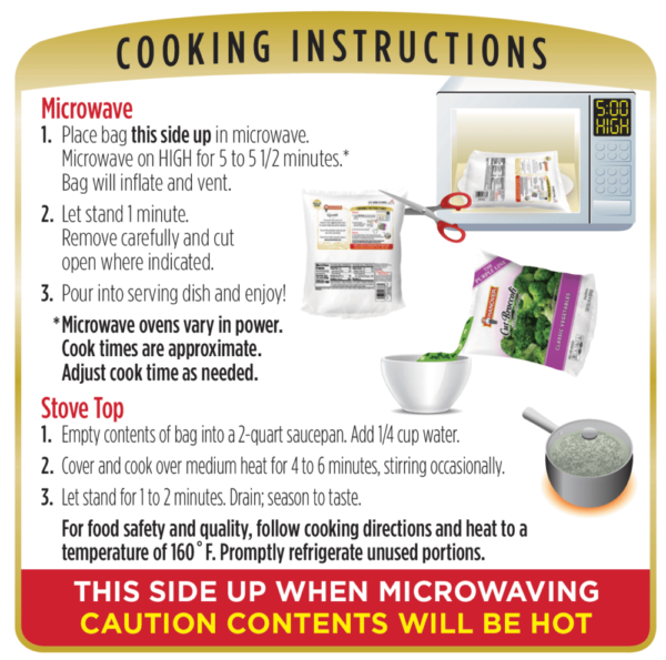 Cooking instructions