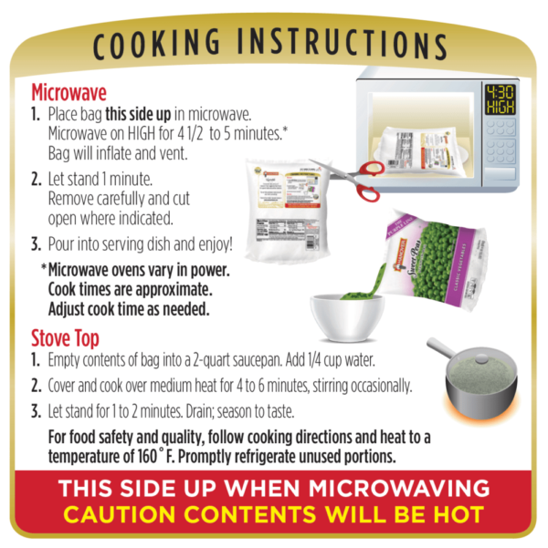 Cooking instructions