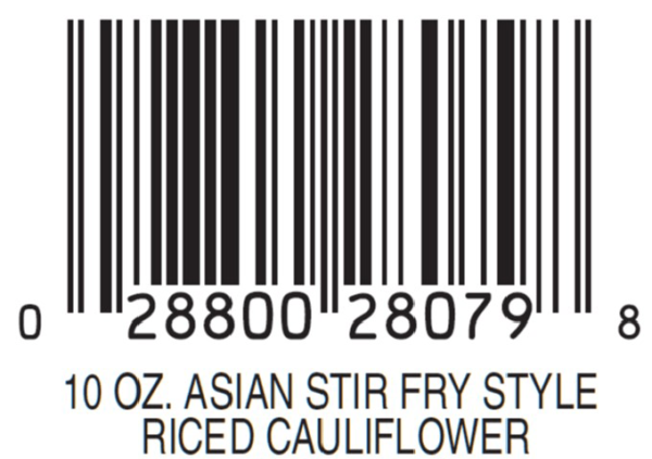 Asian Stir Fry Style Riced Cauliflower