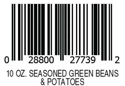 Smokey Bacon Flavored Sauce Green Beans & Potatoes