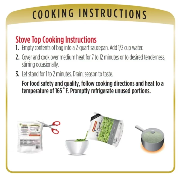 Cooking instructions