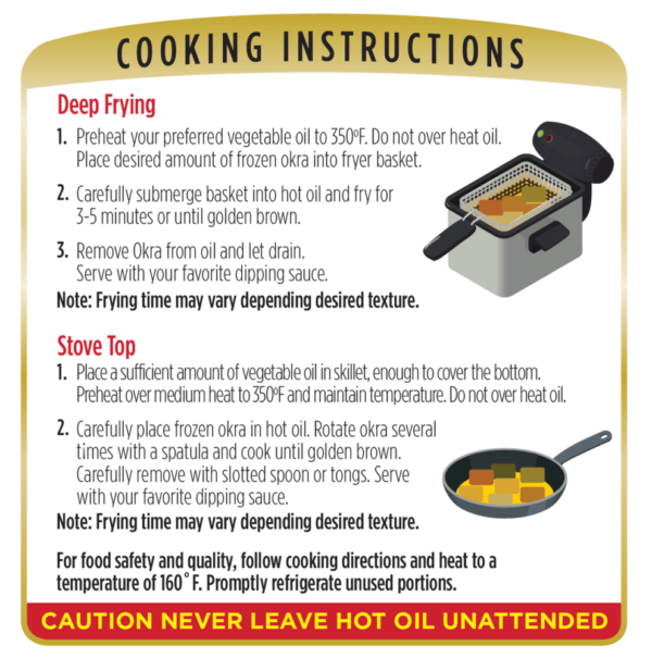 Cooking instructions