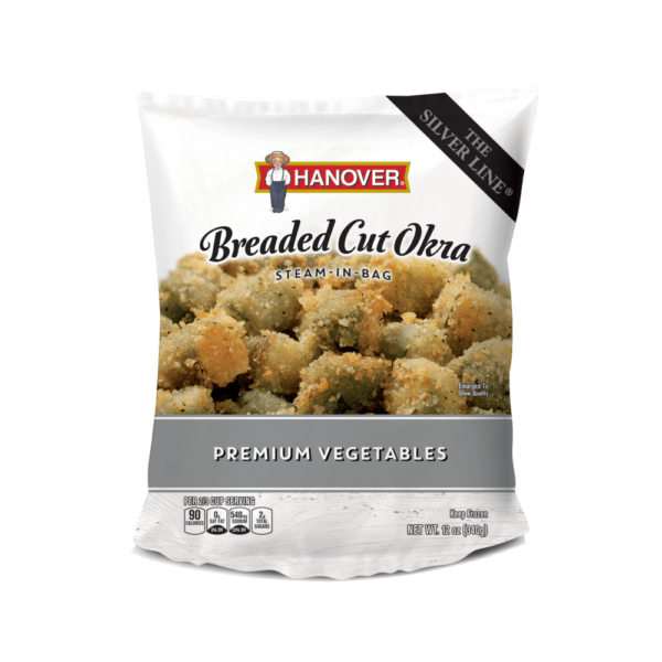 Silver Line Cut Okra