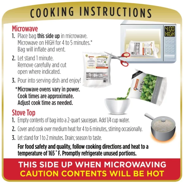 Cooking instructions