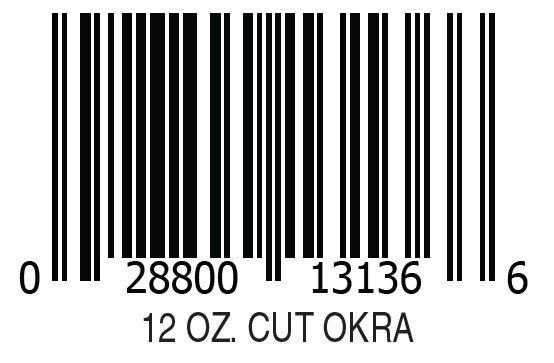 Silver Line Cut Okra