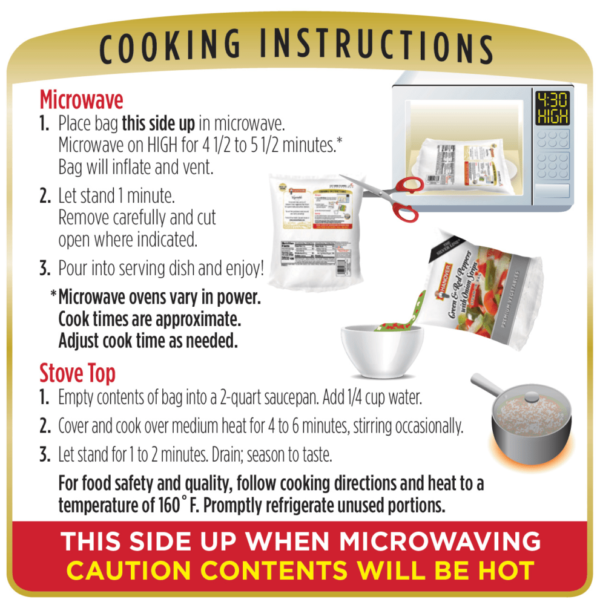 Cooking instructions