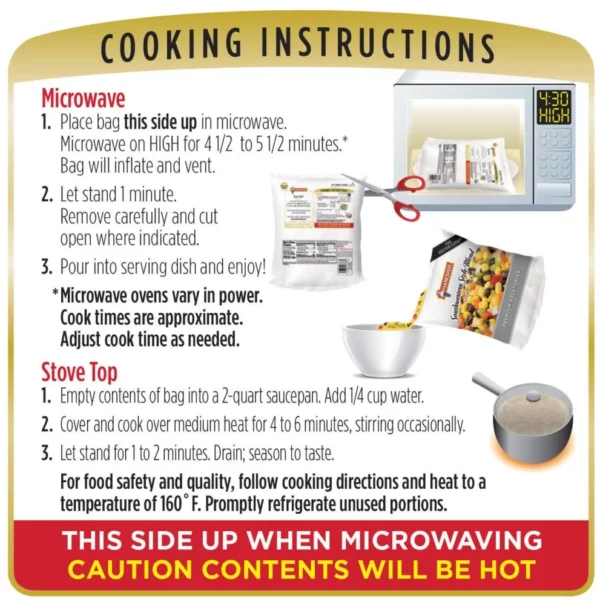 Cooking instructions