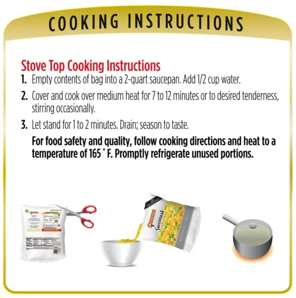 Cooking instructions