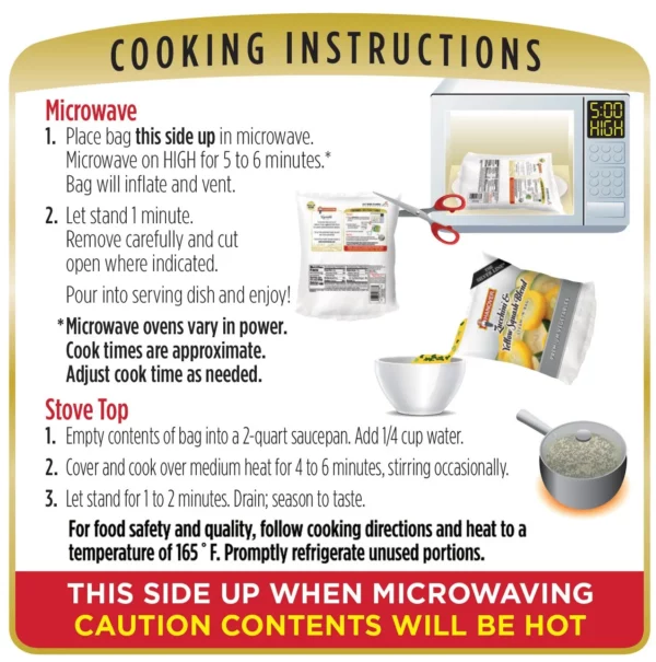 Cooking instructions