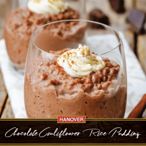 Chocolate Cauliflower Rice Pudding