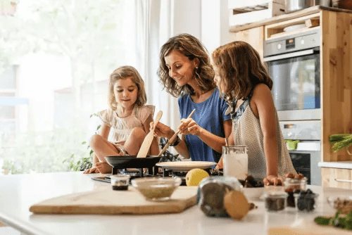 familycookingtogether Family cooking together
